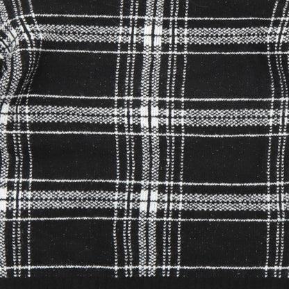 Marks and Spencer Womens Black Check Knit Pullover Jumper Size M