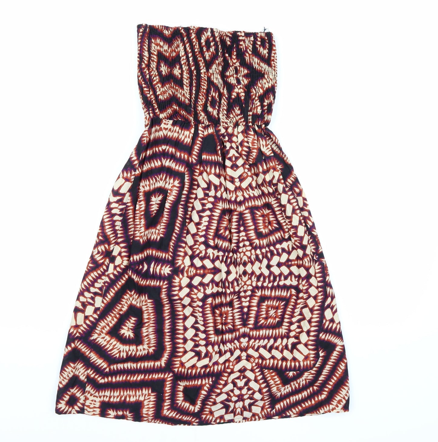 Atmosphere Womens Multicoloured Geometric  A-Line  Size 6