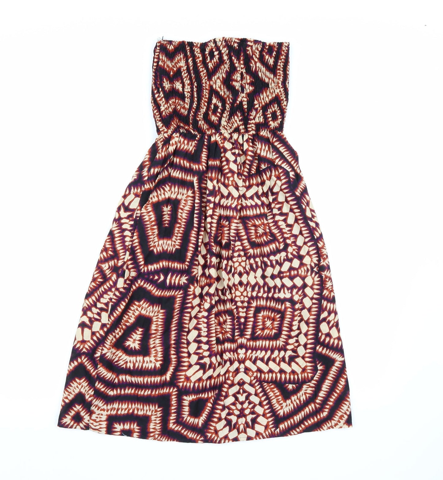 Atmosphere Womens Multicoloured Geometric  A-Line  Size 6