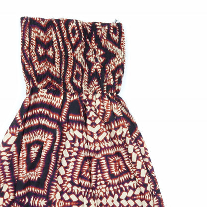 Atmosphere Womens Multicoloured Geometric  A-Line  Size 6