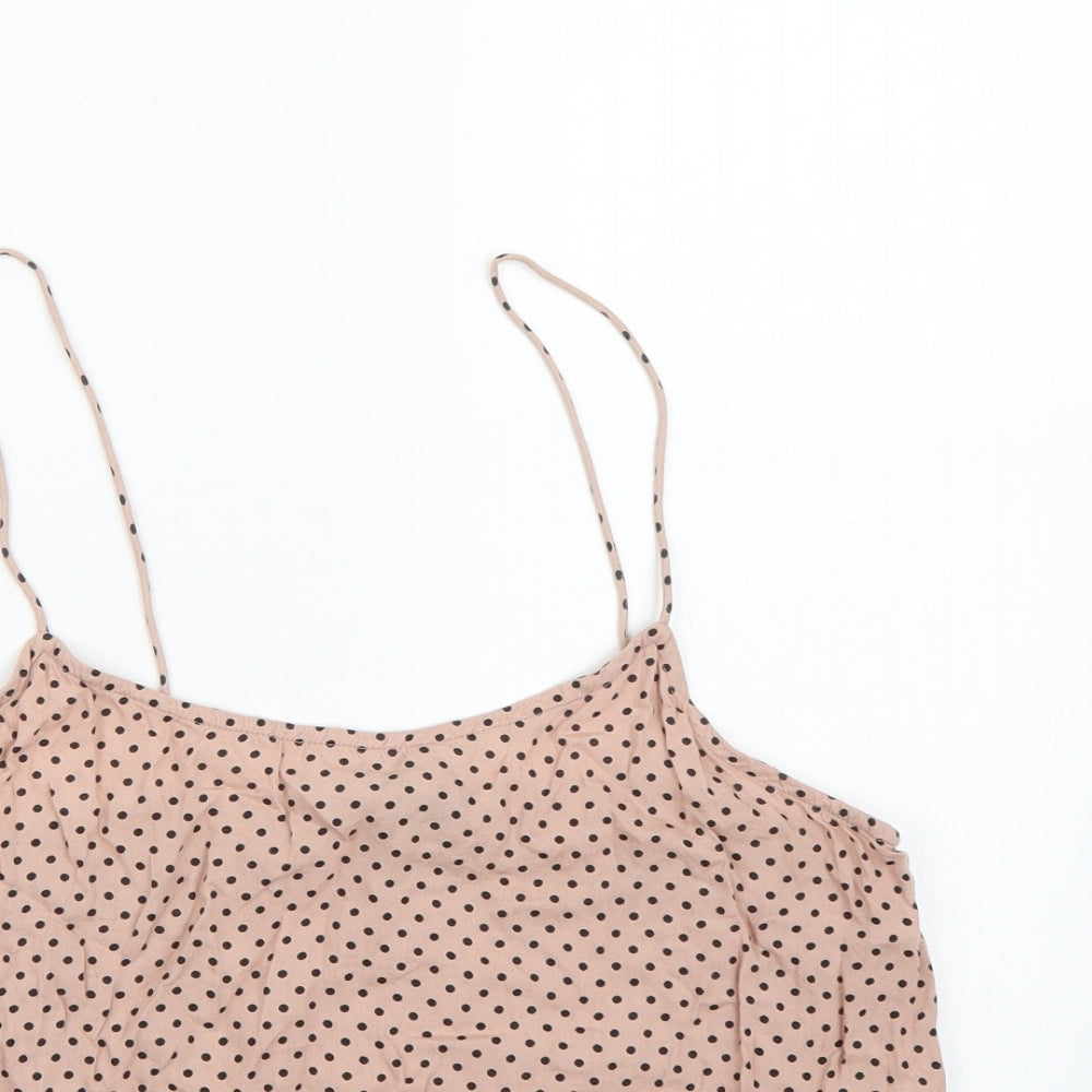 Womens UK Size 12 Topshop Pink Camisole Tank