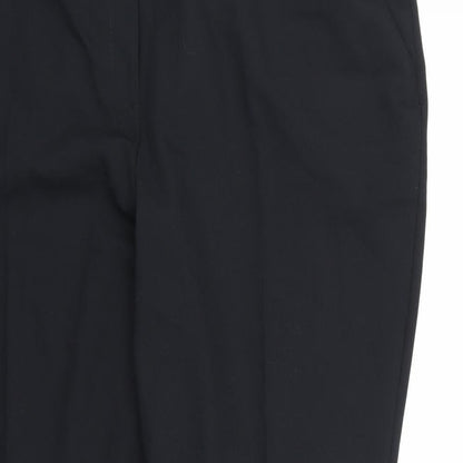 Womens UK Size 20 Bonmarché Regular Fit Dress Pants Black Trousers