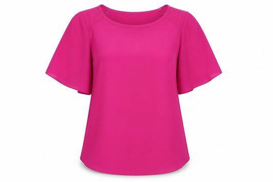Womens UK Size 10 F&F Purple Basic Blouse