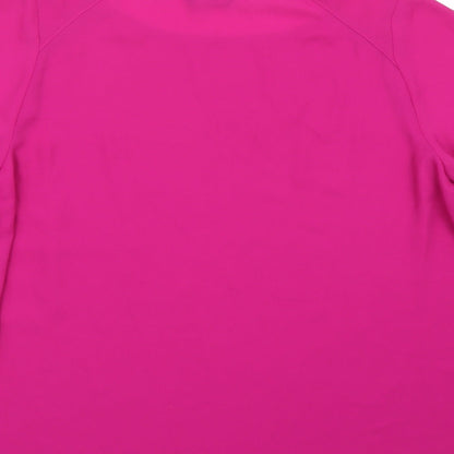 F&F Womens Purple  Chiffon Basic Blouse Size 10