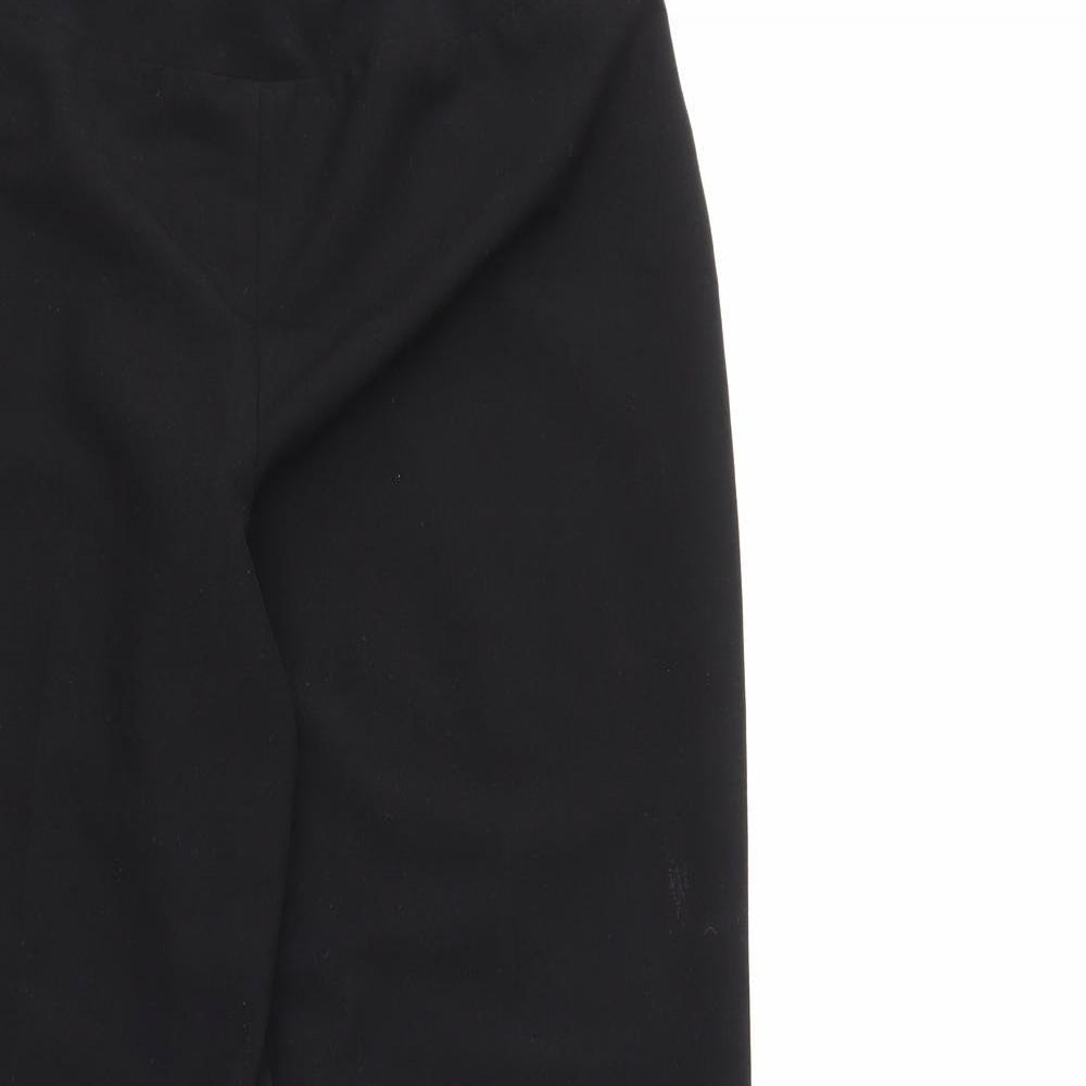 elite Womens Black   Trousers  Size 12 L28 in