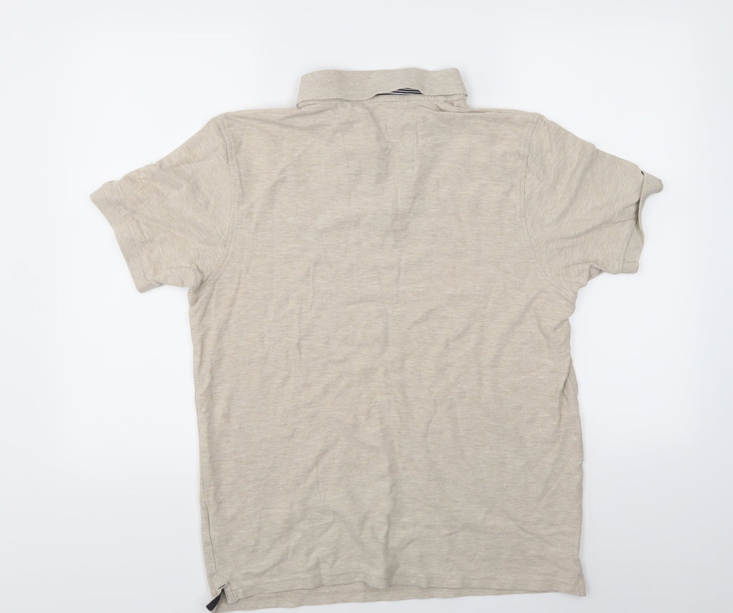 modern essentials Mens Beige    Polo Size M