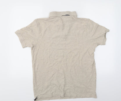 modern essentials Mens Beige    Polo Size M