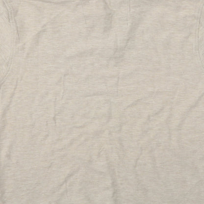 modern essentials Mens Beige    Polo Size M