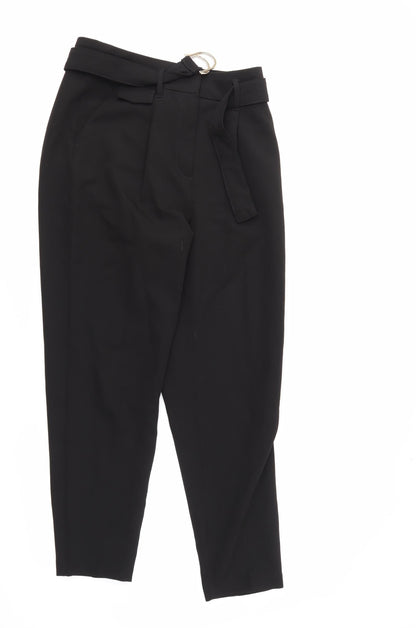 F&F Womens Black   Trousers  Size 10 L28 in