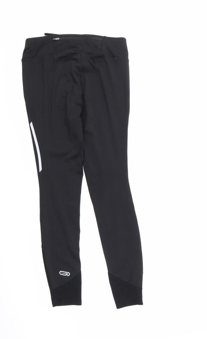Preworn Womens Black   Track Pants Leggings  L28 in