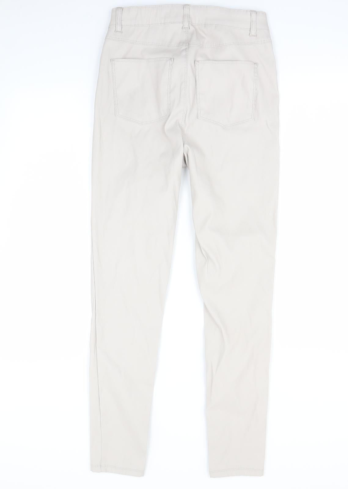 denim&co Womens Grey   Skinny Jeans Size 10 L30 in