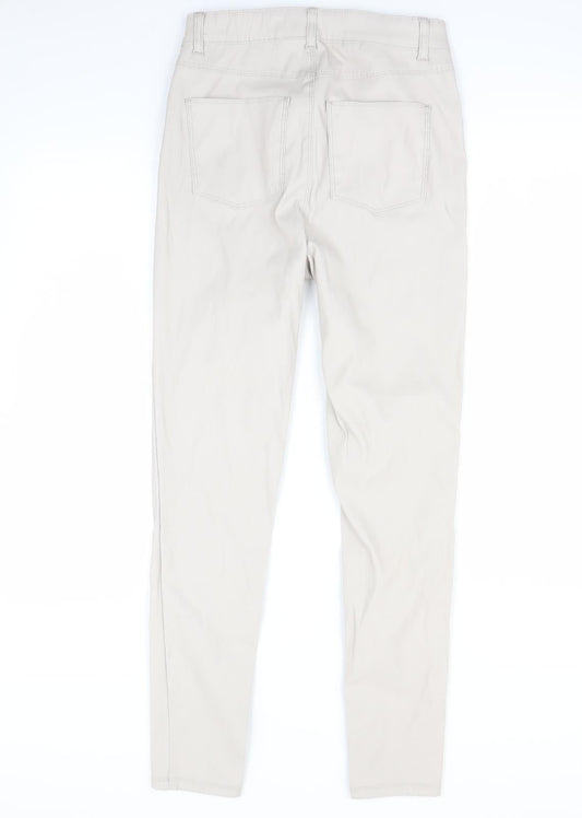 denim&co Womens Grey   Skinny Jeans Size 10 L30 in