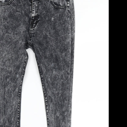 dressfo Womens Black   Skinny Jeans Size 10 L29 in