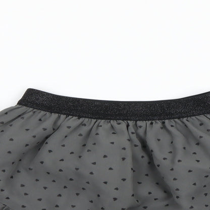 M&S Girls Green Polka Dot  Mini Skirt Size 6-7 Years