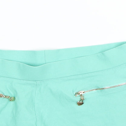 Preworn Girls Green   Culotte Shorts Size XL