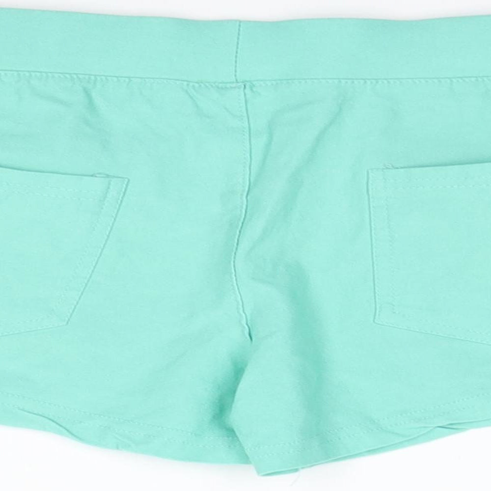 Preworn Girls Green   Culotte Shorts Size XL