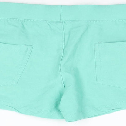 Preworn Girls Green   Culotte Shorts Size XL