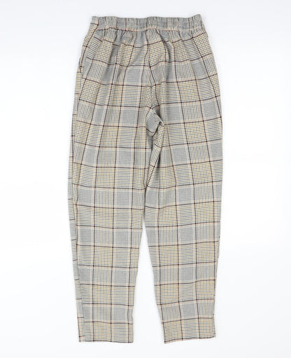 New Look Womens Multicoloured Check  Dress Pants Trousers Size 6 L28 in