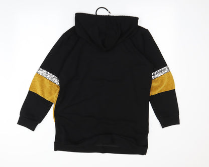 HORA Womens Black   Pullover Hoodie Size M