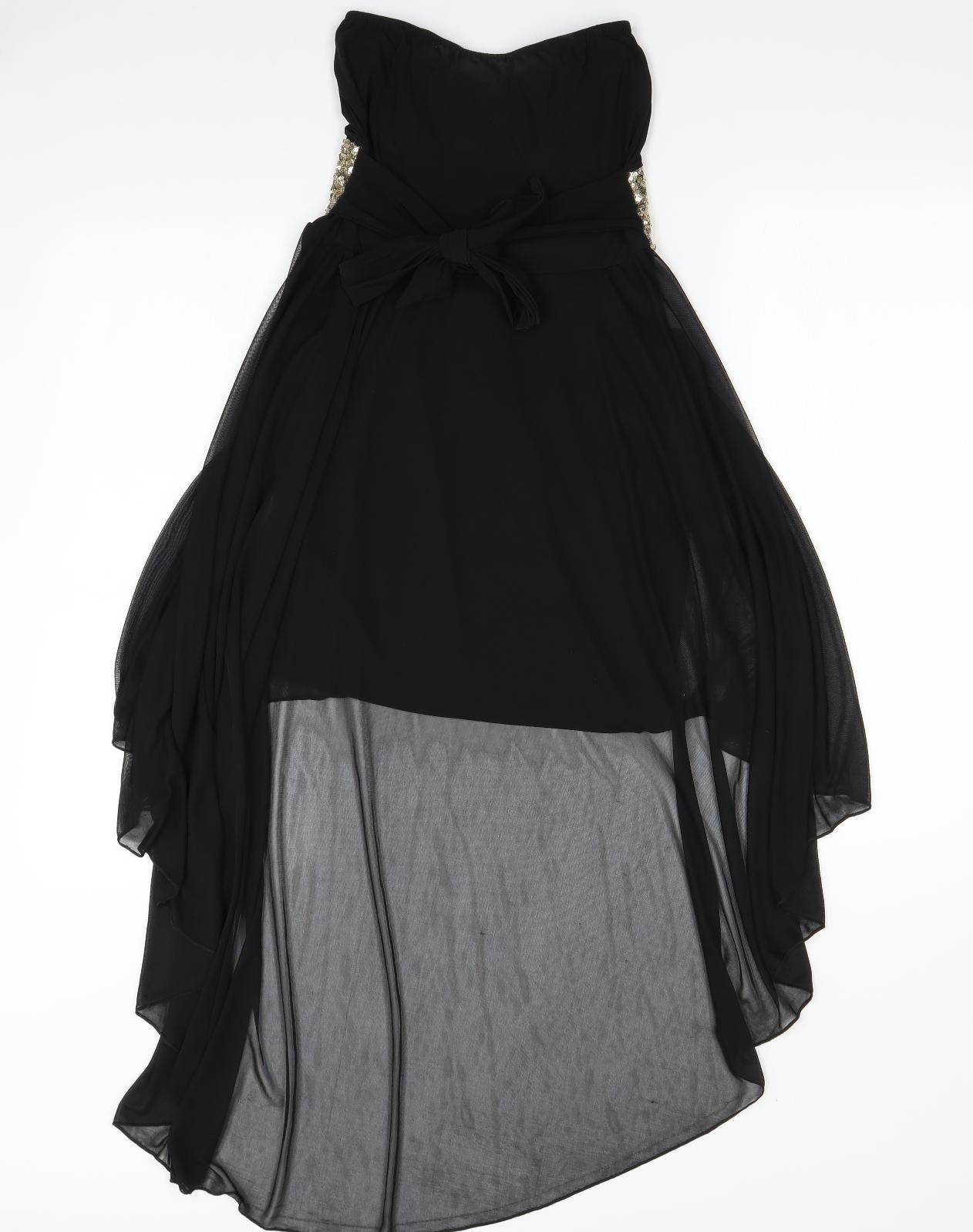 London Womens Black   Fit & Flare  Size 8