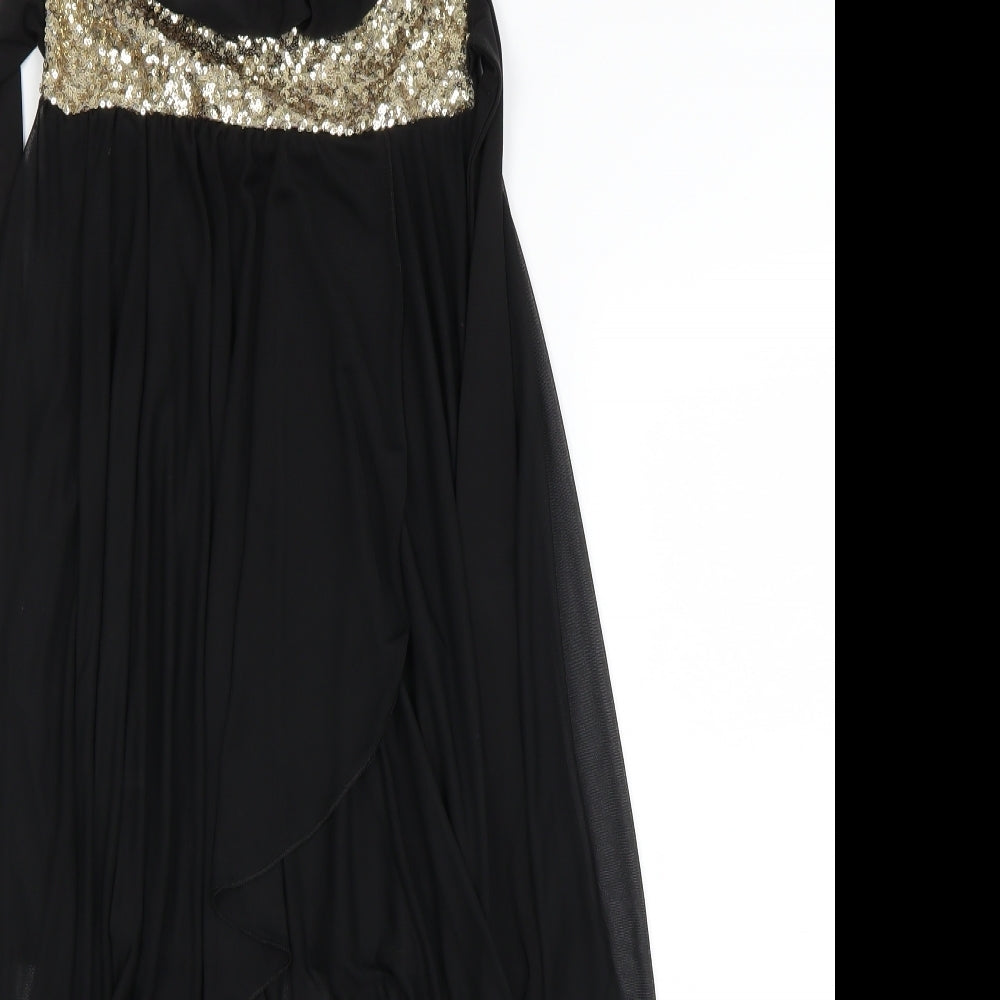 London Womens Black   Fit & Flare  Size 8