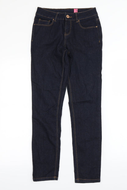 Womens UK Size 6 Preworn Regular Fit Skinny Blue Jeans
