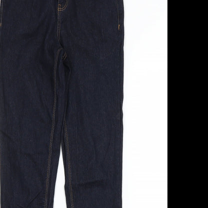 Womens UK Size 6 Preworn Regular Fit Skinny Blue Jeans