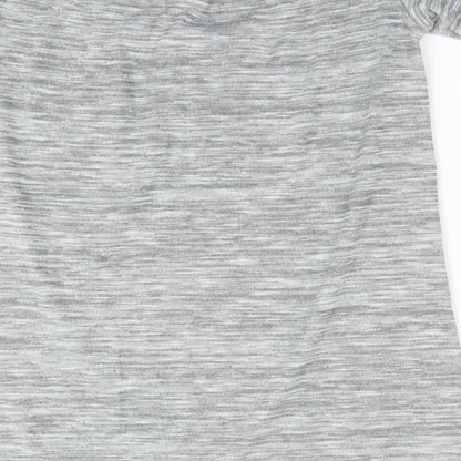 Papaya Womens Grey   Basic T-Shirt Size 10