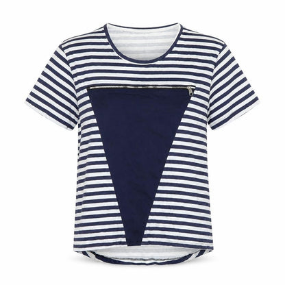 Womens UK Size XL Preworn Blue Basic T-Shirt