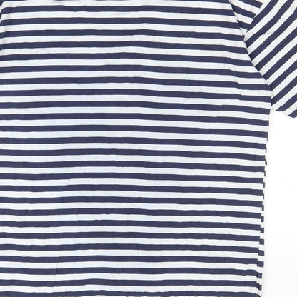 Womens UK Size XL Preworn Blue Basic T-Shirt