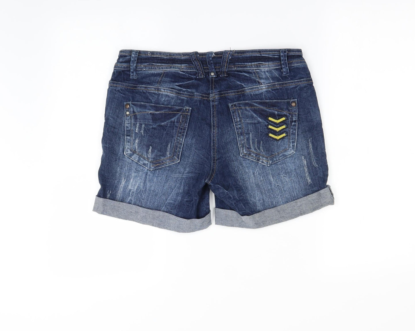 Womens UK Size 10 Yes Yes Regular Fit Cut-Off Shorts