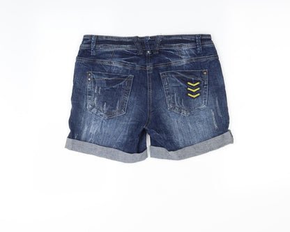 Womens UK Size 10 Yes Yes Regular Fit Cut-Off Shorts