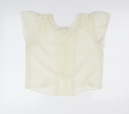 Internationale Womens Ivory   Camisole Blouse Size 10