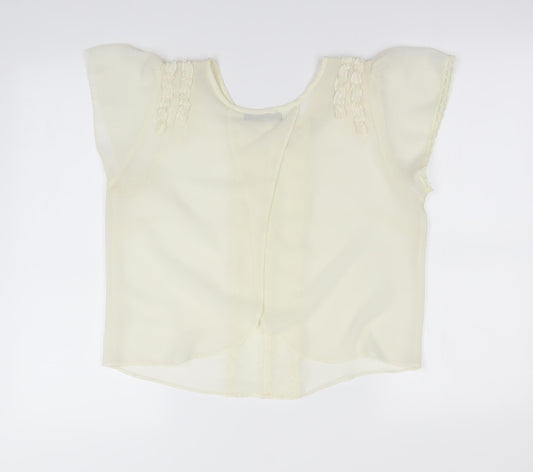Internationale Womens Ivory   Camisole Blouse Size 10