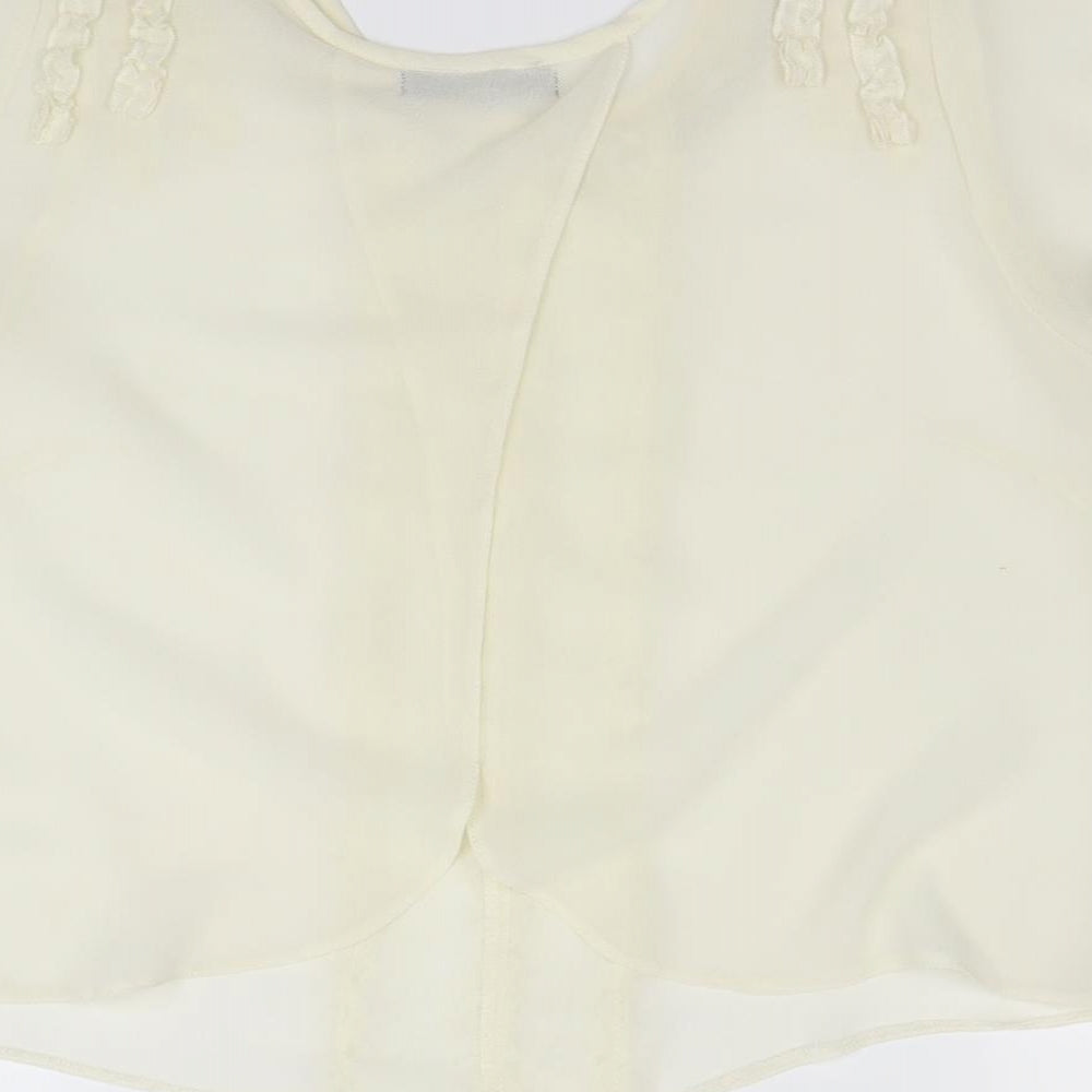 Internationale Womens Ivory   Camisole Blouse Size 10