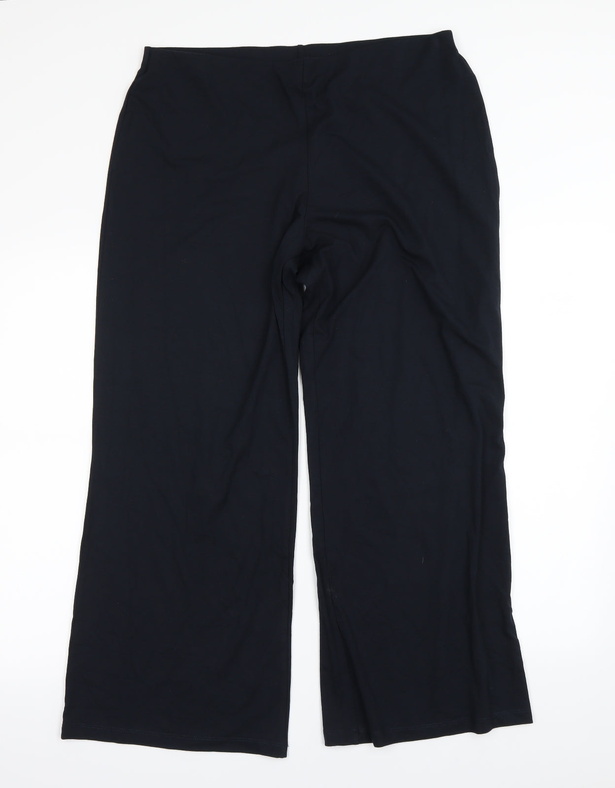 m&S Womens Blue   Trousers  Size 18 L26.5 in