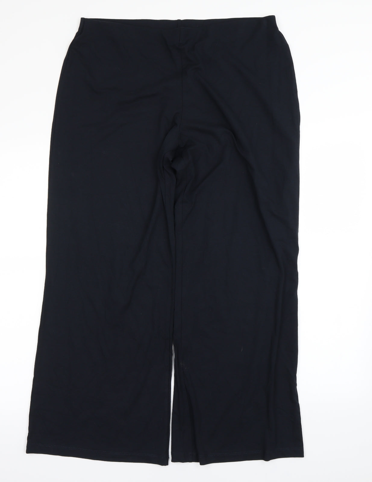 m&S Womens Blue   Trousers  Size 18 L26.5 in