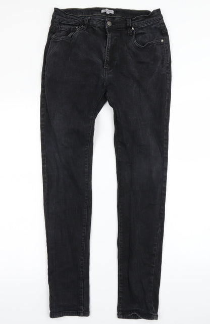 Bellfield Womens Black   Straight Jeans Size S L30 in