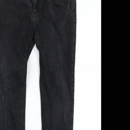 Bellfield Womens Black   Straight Jeans Size S L30 in
