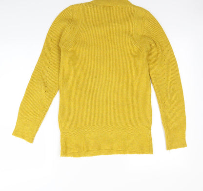 Topshop Womens Yellow   Pullover Jumper Size 6