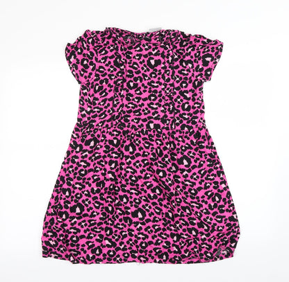I love girls wear Girls Orange Animal Print  Shift  Size 10 Years