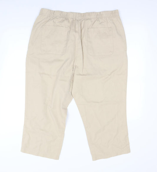 Damart Womens Beige   Trousers  Size 20 L22 in