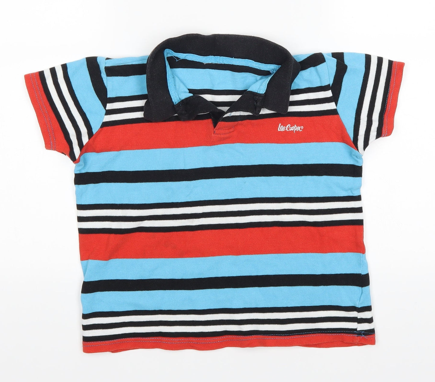 Womens UK Size S Lee Cooper Multicoloured Basic Polo