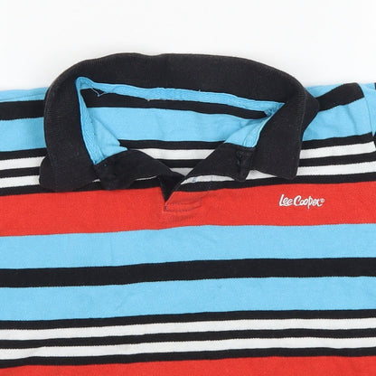 Womens UK Size S Lee Cooper Multicoloured Basic Polo