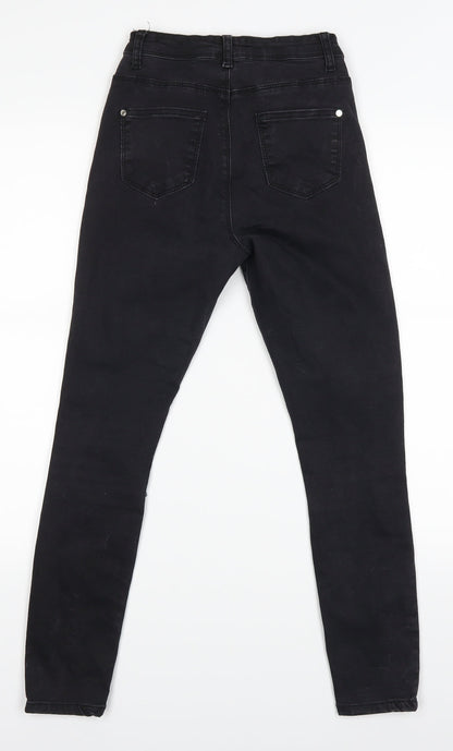 Missguided Womens Black   Skinny Jeans Size 4 L24 in