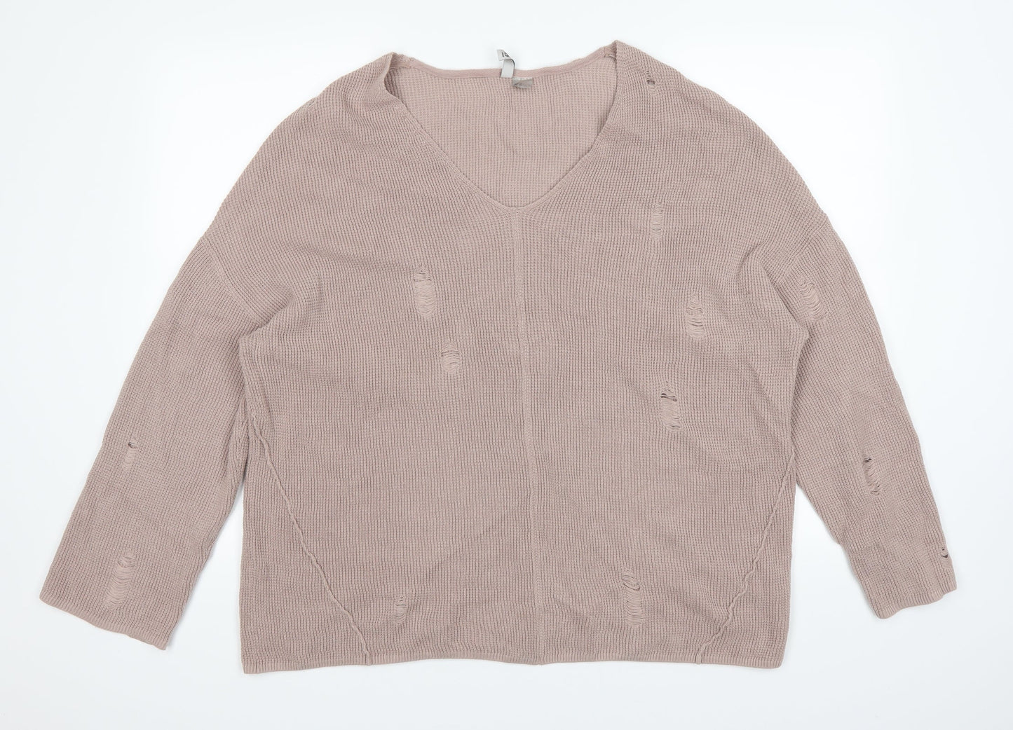 Divided Womens Pink   Pullover Jumper Size M