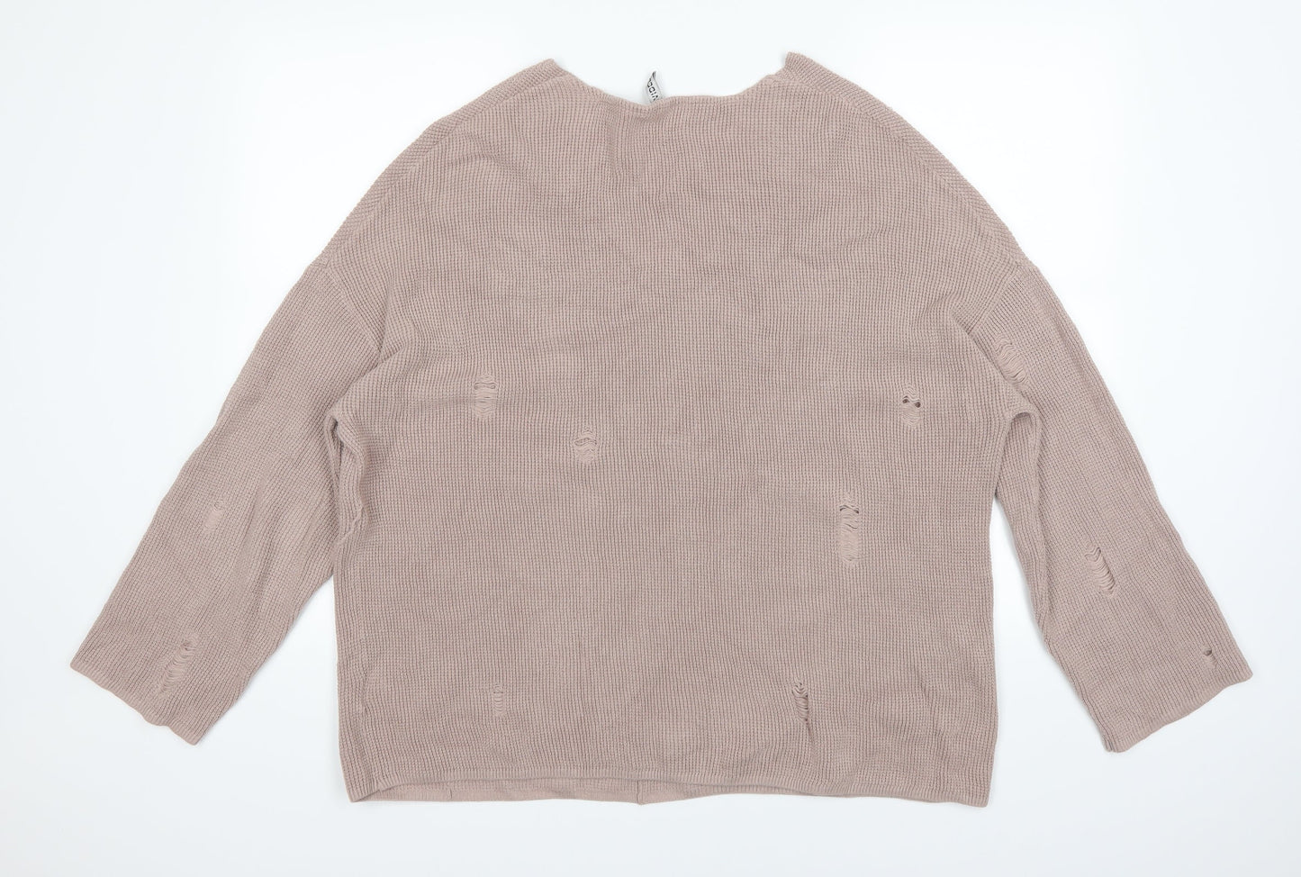 Divided Womens Pink   Pullover Jumper Size M