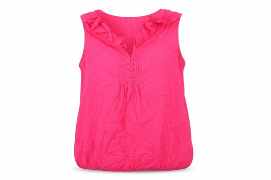 Womens UK Size L LOFT Pink Basic Tank