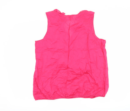 LOFT Womens Pink   Basic Tank Size L