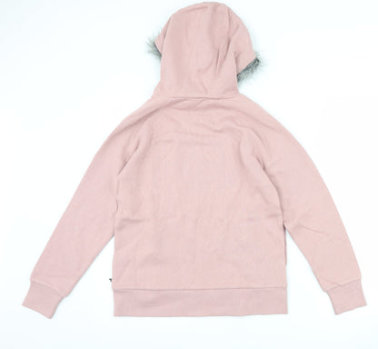 Belino Womens Pink   Pullover Hoodie Size M  - slogan